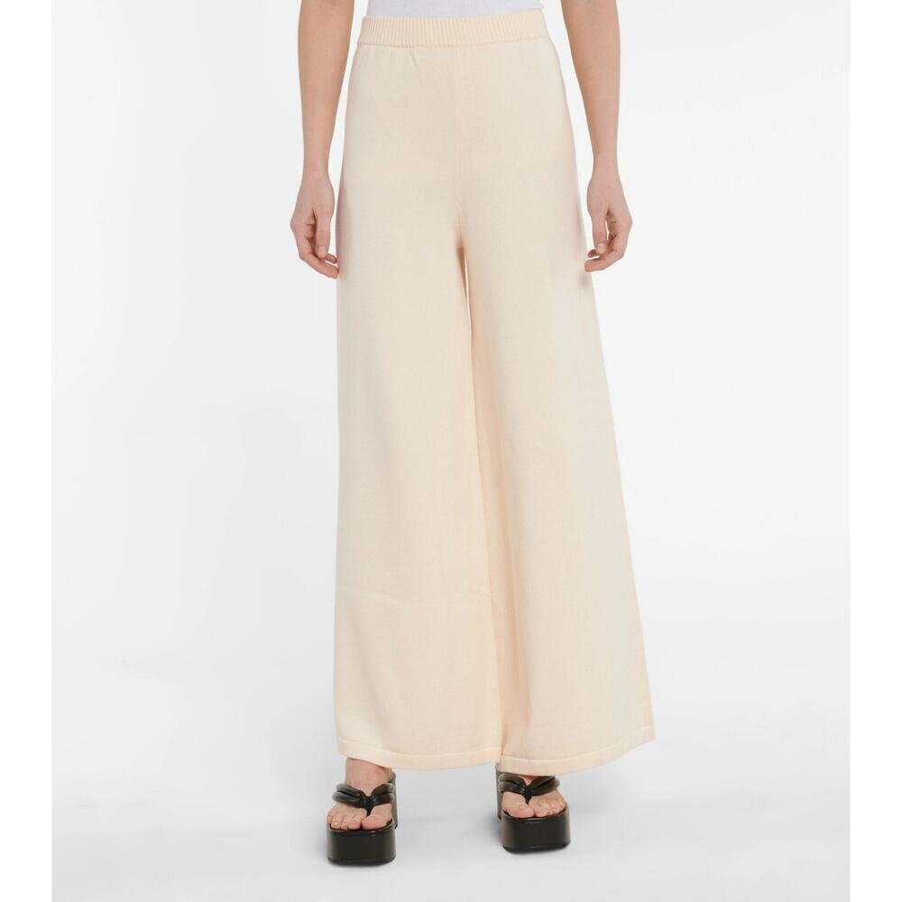 Staud Mitchell Wide Leg Pants Cream Size small